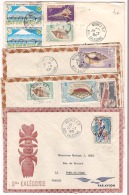 Lot De 4 Lettres De Nouvelle Calédonie " Nouméa" - Covers & Documents