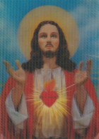 LE CHRIST  CARTE VISIORELIEF (dil256) - Jesus