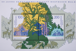 MiNr. 1918 - 1919 (Block 38) Deutschland Bundesrepublik Deutschland 1997, 5. Mai. Blockausgabe: 50 Jahre Schutzgemeinsch - 1991-2000