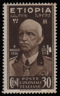 ETIOPIA - Effige Di Vittorio Emanuele III - 30 C. Bruno - 1936 - Etiopía