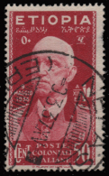 ETIOPIA - Effige Di Vittorio Emanuele III - 50 C. Carminio - 1936 - Ethiopië