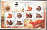 Slovenia 2007 Squirrels Sheet Of 8 MNH - Knaagdieren