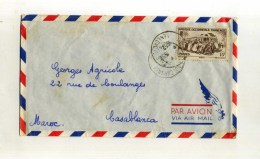 - FRANCE COLONIES . A.O.F. SENEGAL . LETTRE DE 1952 POUR LA METROPOLE . - Covers & Documents