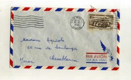 - FRANCE COLONIES . A.O.F. SENEGAL . LETTRE DE 1952 POUR LA METROPOLE . - Cartas & Documentos