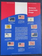 USA 1968 Flags - Mint Stamps On Panel - Scott 1345/1354 = 3.20 $ - Autres & Non Classés