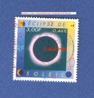 *  1999  N° 3261  ECLIPSE DU SOLEIL 28 . 7 . 1999   OBLITÉRÉ - Gebruikt