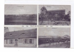 0-4251 MANSFELDER SEEGEBIET - EDEBORN, Handlung Hofmüller, Bahnhof, Kirche..., Kl. Randmangel - Mansfeld