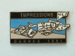 PIN'S IMPRESSIONS CANNES 91 - EMAIL - Cinéma