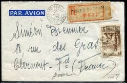 COTE D´IVOIRE - N° 130 / LR AVION DE GRAND BASSAM LE 26/7/1939, POUR LA FRANCE - TB - Briefe U. Dokumente