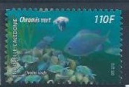 NOUVELLE CALEDONIE : Y&T  (o) N° 1183 " Chromis Vert " - Gebruikt