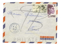 VEND BEAUX TIMBRES D ' OCEANIE N°193 + 197 , SUR LETTRE !!!! - Lettres & Documents