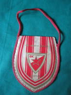 Fudbalski Klub-Crvena Zvezda-Beograd-Small Sport Flag 9 X 11 Cm - Abbigliamento, Souvenirs & Varie