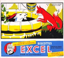 Biscottes Excel. Fables De La Fontaine - Sucreries & Gâteaux