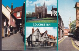 United Kingdom PPC Colchester St. John's Abbey Gate Scheregate Trinity Street Siege House Colourmaster (2 Scans) - Colchester