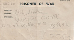 96*-Prigionieri Guerra Dest.Sicilia Durante Amgot-Occupazione Alleata-Prigioniero USA In Algeria - Anglo-american Occ.: Sicily