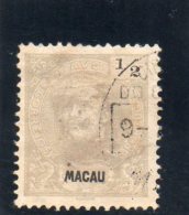 MACAO 1898-900 O DENT 12.5 - Usati