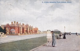 United Kingdom PPC A. 41090 Bognor Esplanade East BOGNOR 1911 Celesque Series Photocrom Co. 2x Edward VII. (2 Scans) - Bognor Regis