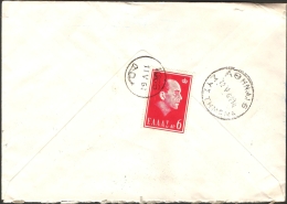 Greece, Registered Letter From Kallithea Elassonos (1964) By Rural Mail 1066 In The Elasson Circle To Athens - Covers & Documents