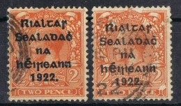 Sellos IRLANDA, Eire Gobierno Provisional, Num 4 Y 4b º - Used Stamps