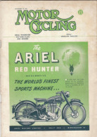 MOTOR CYCLING  In Lingua INGLESE  - SEPTEMBER 1951   (270310) - Engines