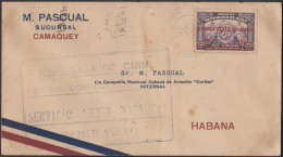 1930-PV-130 CUBA FIRT FLIGHT. 31 OCT 1930. HABANA - HOLGUIN. SOBRE M. PASCUAL. - Poste Aérienne