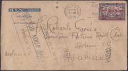 1930-PV-162 CUBA FIRT FLIGHT. 31 OCT 1930. SANTIAGO DE CUBA - HABANA. DIARIO EL MUNDO. - Poste Aérienne