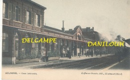 59 // AULNOYE   Gare Intérieure ,   Colorisée - Aulnoye