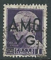 1945-47 TRIESTE AMG VG USATO IMPERO 1 LIRA - U21-4 - Gebraucht