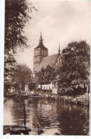 ROSTOCK Mecklenburg Nicolaikirche Mit Fischerbruch Fotokarte Braun TOP-Erhaltung Ungelaufen - Rostock