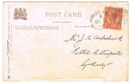 RB 1108 - Early 1900's Postcard - Cattle Cows - Animals Theme - 1d Rate Brisbane Australia - Cartas & Documentos