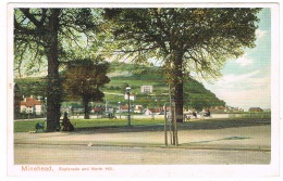 RB 1108 - Early Peacock Postcard - Esplanade & North Hill - Minehead Somerset - Minehead