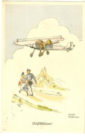 Humor Flieger Pilot M Fotoapparat Bespitzelt Kameraden Bei Minnedienst Aufklärer Feldpost 27.4.1942 WOLLIN Pommern - Humour