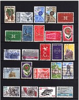 24 TIMBRES EUROPA FRANCE  OBLITERES 1ER CHOIX - Colecciones