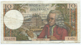 10 Francs Voltaire 1969 A - 10 F 1963-1973 ''Voltaire''