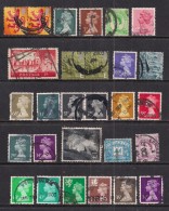 GB Selection Of 28 Used Stamps ( 181 ) - Verzamelingen