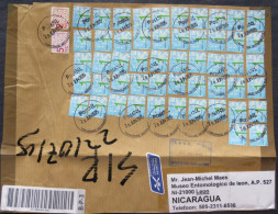 Netherlands 2015 Front Of Cover To Nicaragua - Many Stamps - Covers & Documents