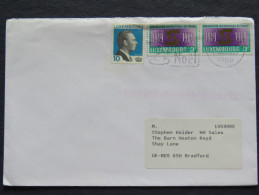 Luxembourg 1969 Cover To England - Duque OIT - Cartas & Documentos