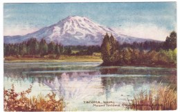 Tacoma Washington, Mount Tacoma (now Rainier) Tuck #2687, C1900s Vintage Postcard - Tacoma