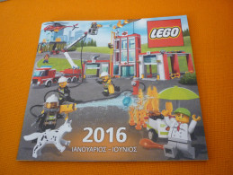 Greece Greek Lego Collectible Catalog Catalogue January-June 2016 (Star Wars Firemen Pompier)) - Catalogi