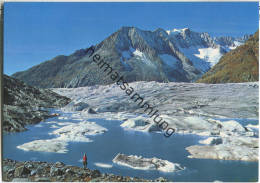 Märjelensee - Großer Aletschgletscher - Ansichtskarte Großformat - Lens