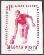 Magyar Hongrie Hungary Ungarn 1964: Michel-Nr. 2041 B (ungezähnt) "EM Im Kegeln" ** MNH (Michel € 2.50) - Boule/Pétanque