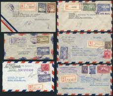 47 Airmail Covers Sent To Argentina Between 1939 And 1941, With Very Nice, Colorful And Varied Postages, Many... - Venezuela