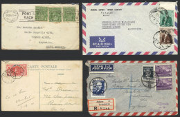 19 Varied Covers Or Postal Stationeries, Some Very Old And Interesting! - Otros & Sin Clasificación