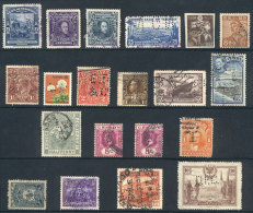 PERFINS: Lot Of Stamps With Commercial Perfins, Very Fine General Quality, Very Interesting Lot For The Specialist! - Altri & Non Classificati