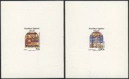 Yvert 1228 + A.649, 1988 Easter (religion), 2 Values Of The Set Of 4, DELUXE PROOFS, Excellent Quality! - Other & Unclassified