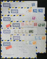 57 Covers Sent To Argentina Between 1955 And 1972, Very Nice Postages, VF Quality! - Otros & Sin Clasificación