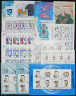 21 Modern Sheets Or Souvenir Sheets, Very Thematic, Unmounted, Most Of Very Fine Quality, Low Start! - Verzamelingen