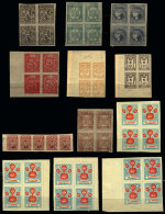 CIVIL WAR: Lot Of Varied Blocks Of 4 And Strips, Could Be Reprints, Very Fine Quality, Interesting Group For The... - Collections