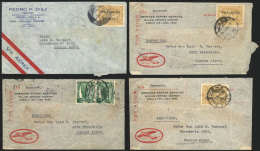 42 Covers Sent To Argentina In The 1940s, Nice Postages, VF Quality! - Peru