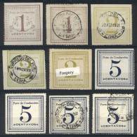 Sc.Q1/Q3, 1c. Mint And Used + 2c. Used X2 (different Colors) And One Forged Example + 5c. X2 Mint And 2 Used, All... - Peru